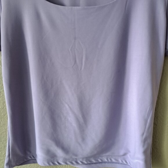 🩵Lavender Women's Vintage Short Sleeve Top in Size Small - Picture 6 of 10